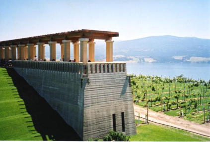 Outdoor Restaurant at Mission Hill Winery, Okanagan